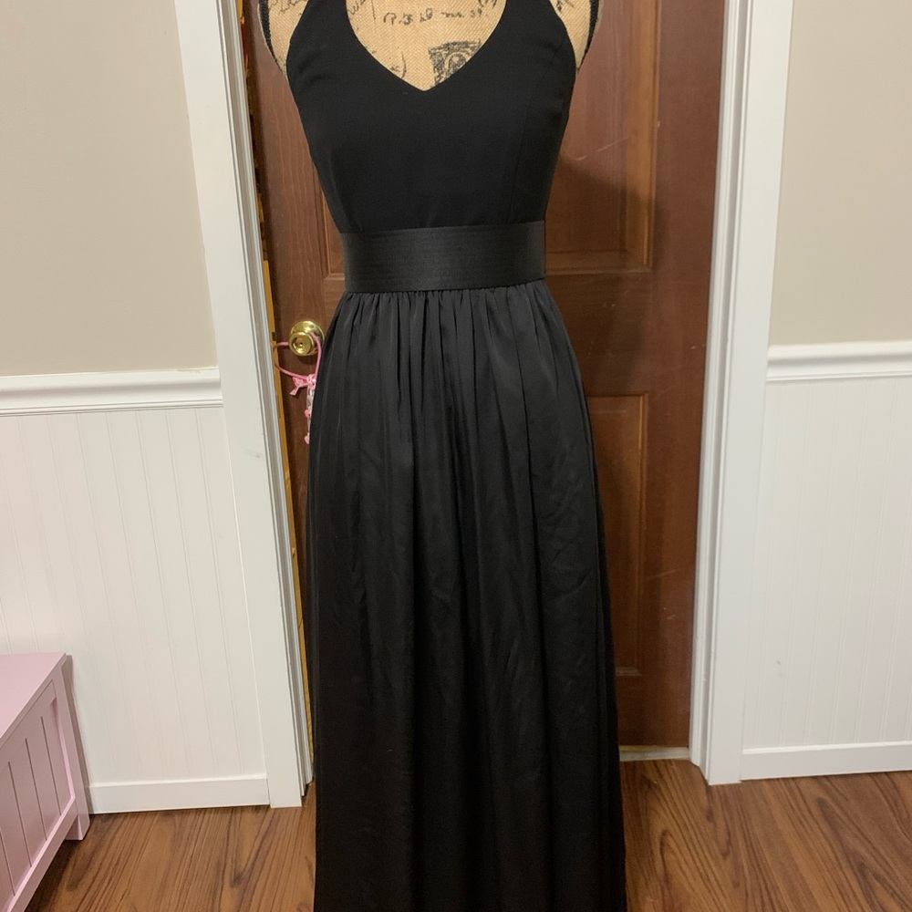 Black Vera Wang gown